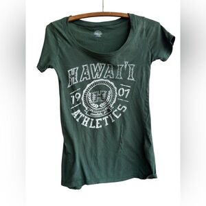 Y2K Hawaii Athletics Green Women's Top